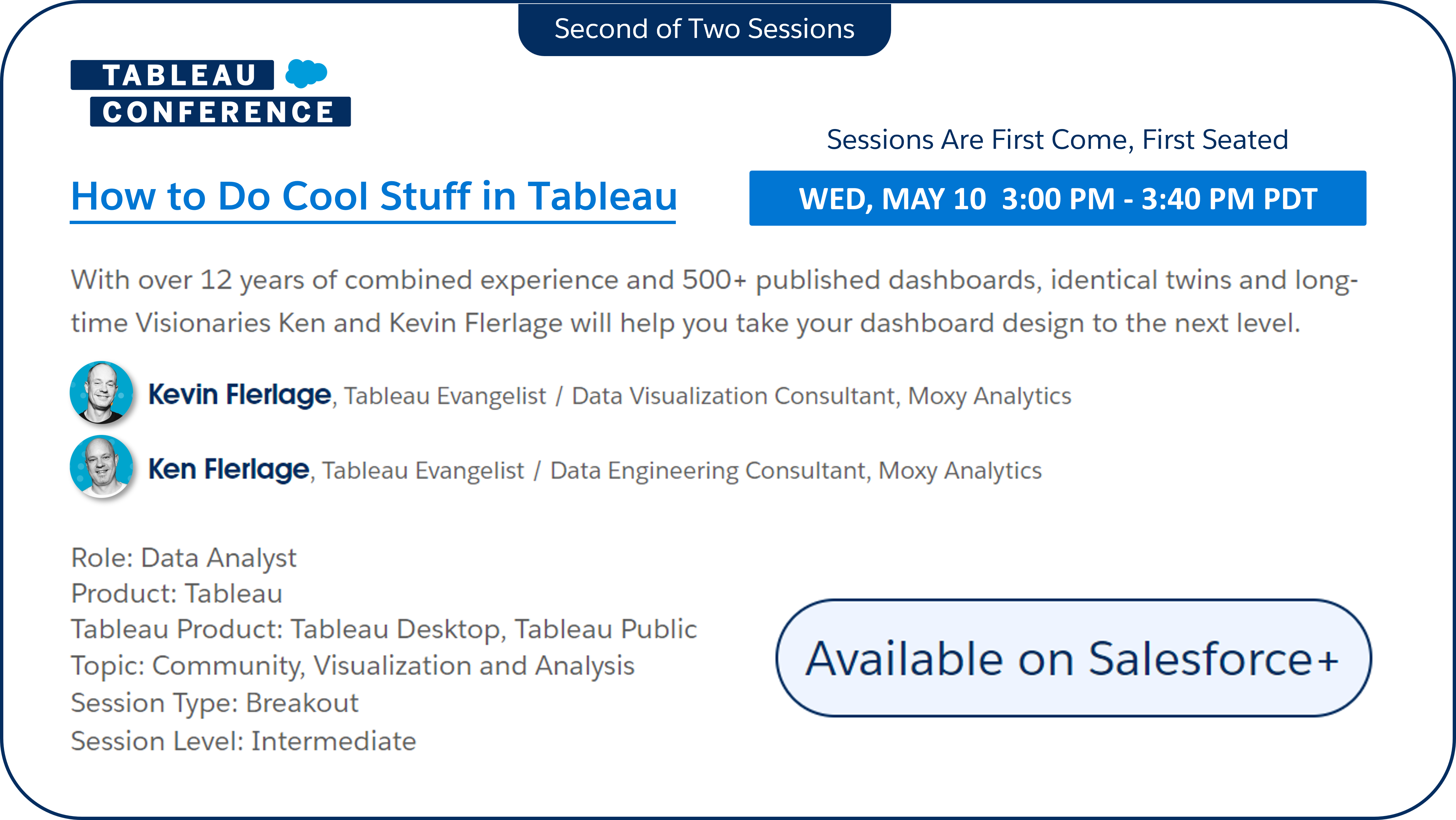 Tableau Conference 2023 Presentation The Flerlage Twins Analytics